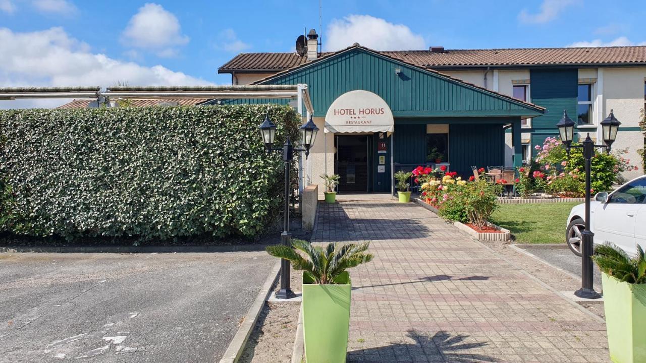 Logis Hotel Horus Restaurant Les Bruyeres Toulenne Kültér fotó